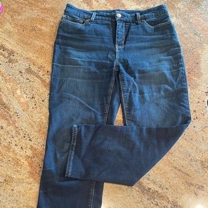 Chico’s SO LIFTING CROP jeans Sz 0